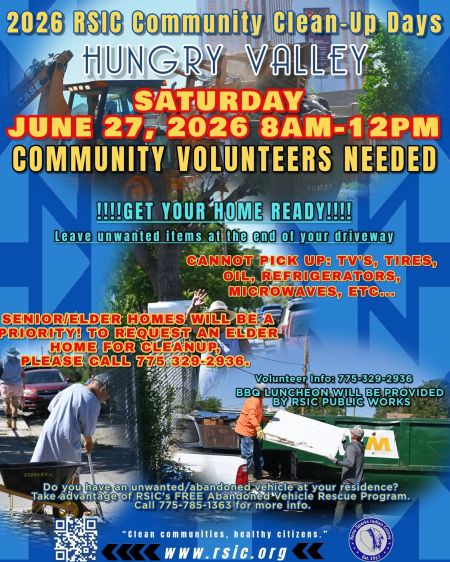 Reno-Sparks Indian Colony, RSIC Community Clean-Up Day
