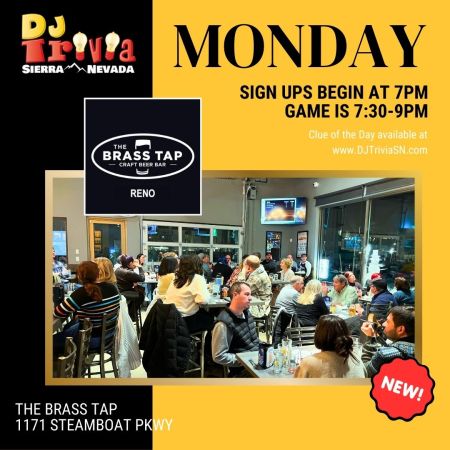 DJ Trivia, The Brass Tap Mondays