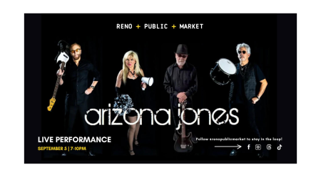 Reno Public Market, Arizona Jones LIVE at Reno Public Market