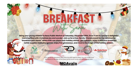 Reno Public Market, Breakfast with Santa