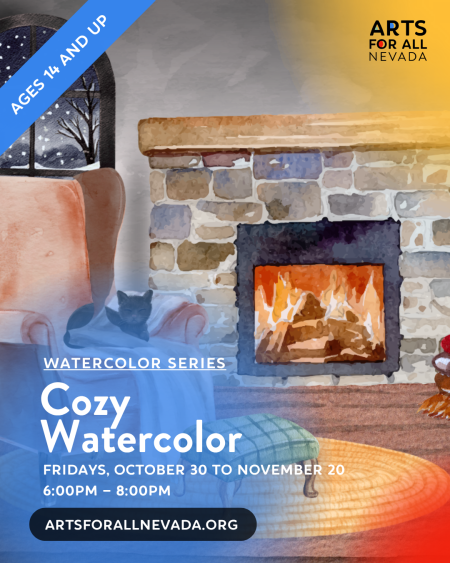 Arts for All Nevada, Cozy Watercolors