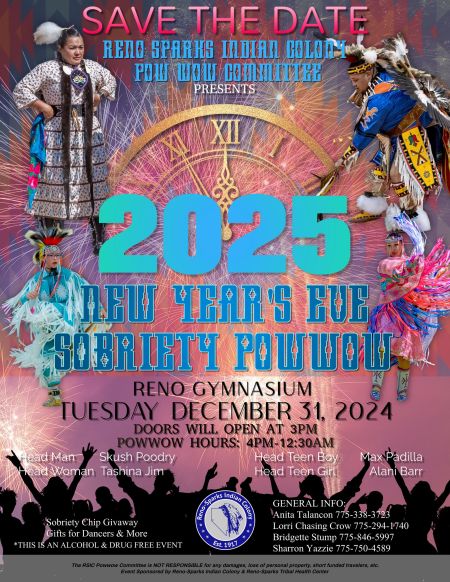 Reno-Sparks Indian Colony, New Year's Eve Sobriety Social Powwow 2023