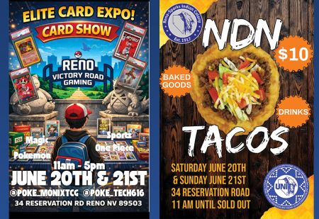 Reno-Sparks Indian Colony, Father's Day Weekend Card Expo & Taco Sale