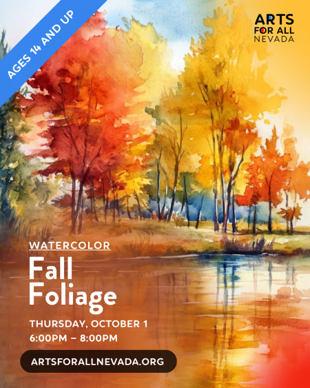 Arts for All Nevada, Monthly Watercolor: Fall Foliage