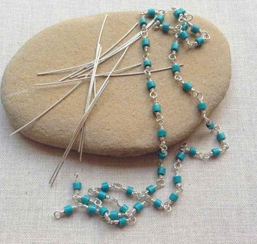 Reno Public Market, Wire Wrapped Beaded Chain with Mandalynn Jewelry Designs