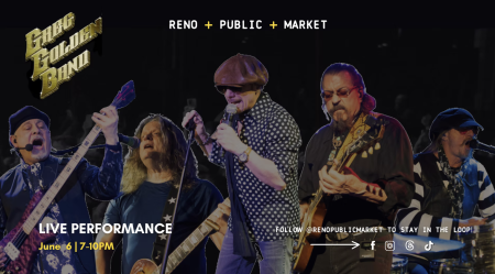 Reno Public Market, Greg Golden Band LIVE at Reno Public Market