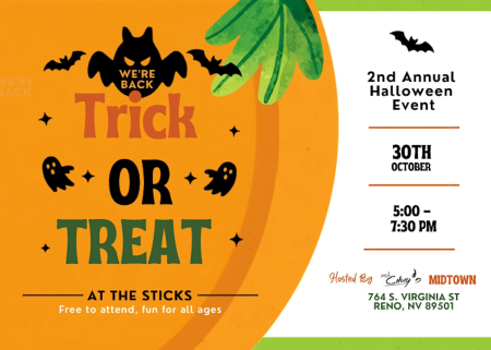 Mari Chuy's Mexican Kitchen, Trick or Treat at the Sticks
