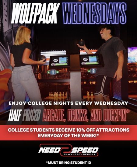 Need 2 Speed, Wolfpack Wednesdays