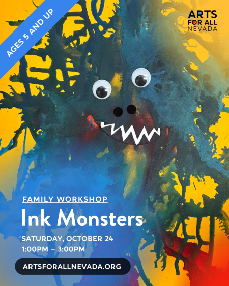 Arts for All Nevada, Family Workshop: Ink Monsters