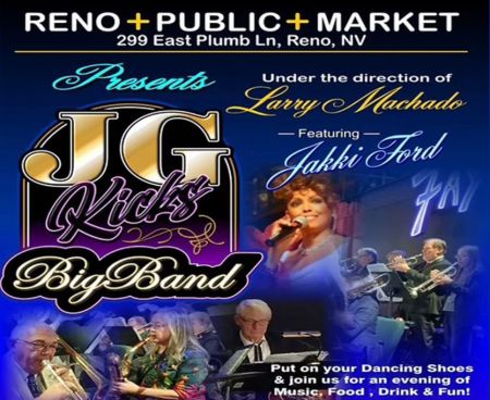 Reno Public Market, JG Kicks Big Band