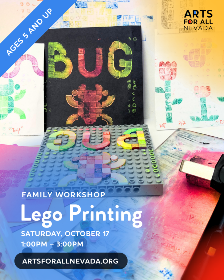Arts for All Nevada, Family Workshop: Lego Printing