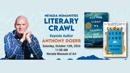 Nevada Museum of Art, Nevada Humanities Literary Crawl: Keynote – Author Anthony Doerr