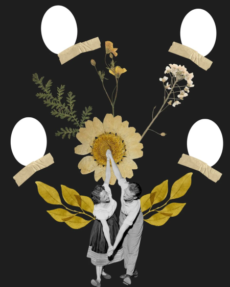 Wandering Wyld, Honor Your Roots: Family Trees with Pressed Foliage