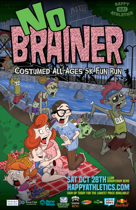 Crawl Reno, 2017 NO-BRAINER ALL-ZOMBIE RUN