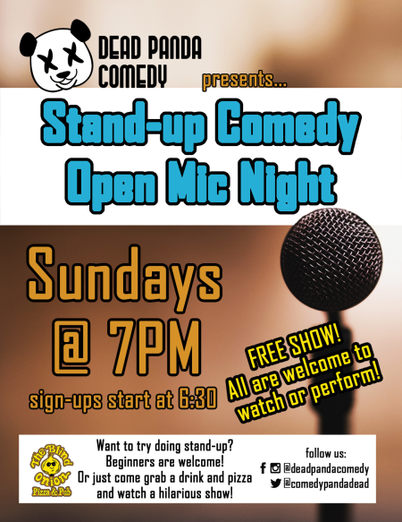 Dead Panda Comedy, Stand-up Comedy Open Mic