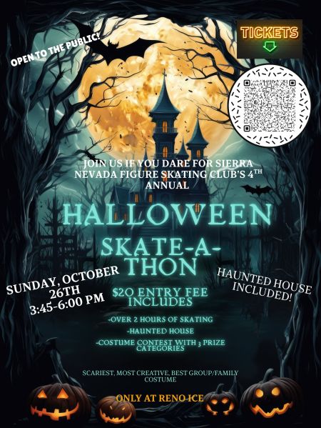 The Greater Reno Community Ice Skating Association, Halloween Skate-A-Thon