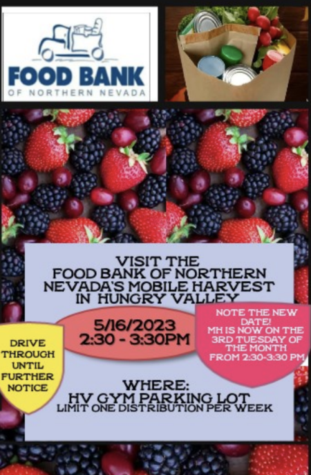 Reno-Sparks Indian Colony, Food Bank Drive Through