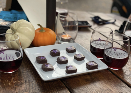 Dorinda's Chocolates & Essentials, Handcrafted Chocolate & Wine Pairing