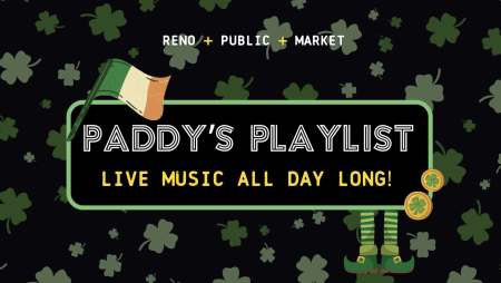 Reno Public Market, Paddy's Playlist: St. Patrick's Day FREE Event