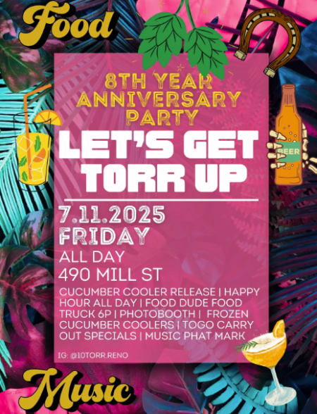 10 Torr Distilling & Brewing, 8-year Anniversary Celebration