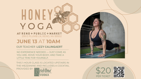 Reno Public Market, Honey Yoga at Reno Public Market