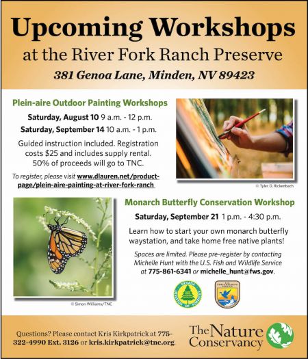 The Nature Conservancy in Nevada, Monarch Butterfly Conservation Workshop