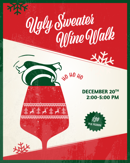 Reno Riverwalk District, Ugly Sweater Wine Walk