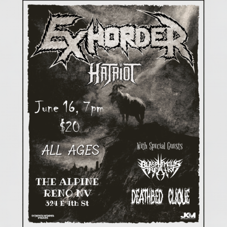 Lake Tahoe AleWorX Reno, ExHorder with Hatriot