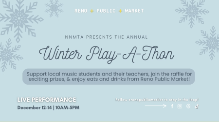 Reno Public Market, Winter Play-A-Thon Presented by NNMTA at Reno Public Market